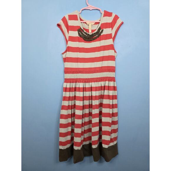 Matilda Jane size 14 Serendipity Peppermint Dress blue and tomato red remake - Picture 1 of 4